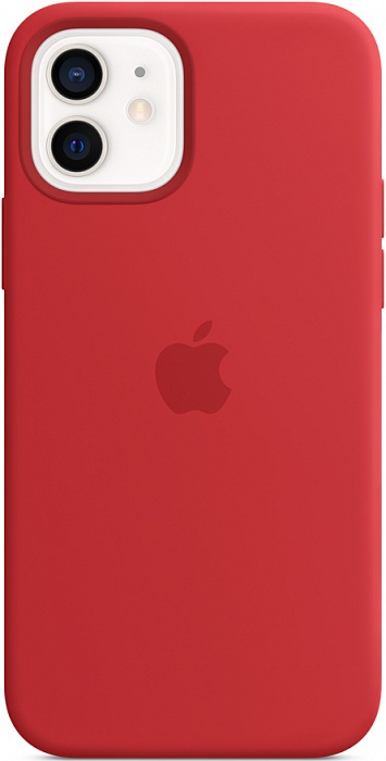 Чехол Apple для iPhone 12 mini Silicone Case with MagSafe (красный)